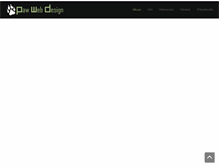 Tablet Screenshot of pawwebdesign.com